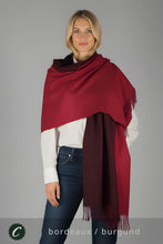 Laden Sie das Bild in den Galerie-Viewer, Winter 30% Kaschmir Schal Damen z.B. schwarz/hellgrau * Confectionair (92)