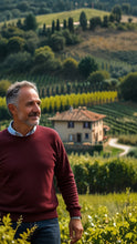 Laden Sie das Bild in den Galerie-Viewer, 30% Kaschmir Pullover Made in Italy Herren z.B. hellgrau Wolle