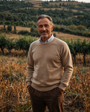 Laden Sie das Bild in den Galerie-Viewer, 30% Kaschmir Pullover Made in Italy Herren z.B. hellgrau Wolle