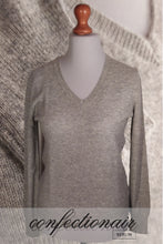 Laden Sie das Bild in den Galerie-Viewer, 100% Kaschmir Pullover Classica "Made in Italy" V-Neck Damen Cashmere