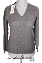 Laden Sie das Bild in den Galerie-Viewer, 100% Kaschmir Pullover Classica "Made in Italy" V-Neck Damen Cashmere
