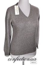 Laden Sie das Bild in den Galerie-Viewer, 100% Kaschmir Pullover Classica "Made in Italy" V-Neck Damen Cashmere