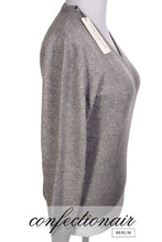 Laden Sie das Bild in den Galerie-Viewer, 100% Kaschmir Pullover Classica "Made in Italy" V-Neck Damen Cashmere