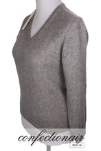 Laden Sie das Bild in den Galerie-Viewer, 100% Kaschmir Pullover Classica "Made in Italy" V-Neck Damen Cashmere