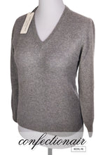 Laden Sie das Bild in den Galerie-Viewer, 100% Kaschmir Pullover Classica "Made in Italy" V-Neck Damen Cashmere