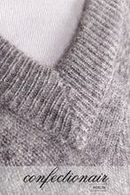 Laden Sie das Bild in den Galerie-Viewer, 100% Kaschmir Pullover Classica "Made in Italy" V-Neck Damen Cashmere