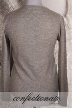 Laden Sie das Bild in den Galerie-Viewer, 100% Kaschmir Pullover Classica "Made in Italy" V-Neck Damen Cashmere
