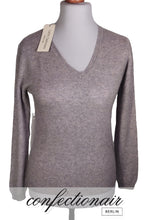 Laden Sie das Bild in den Galerie-Viewer, 100% Kaschmir Pullover Classica "Made in Italy" V-Neck Damen Cashmere
