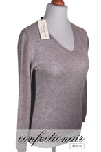 Laden Sie das Bild in den Galerie-Viewer, 100% Kaschmir Pullover Classica "Made in Italy" V-Neck Damen Cashmere
