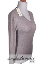 Laden Sie das Bild in den Galerie-Viewer, 100% Kaschmir Pullover Classica "Made in Italy" V-Neck Damen Cashmere