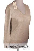 Laden Sie das Bild in den Galerie-Viewer, 100% Kaschmir Pullover Classica "Made in Italy" V-Neck Damen Cashmere