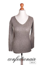 Laden Sie das Bild in den Galerie-Viewer, 100% Kaschmir Pullover Senza "Made in Italy" bündchenlos Damen Cashmere