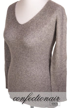 Laden Sie das Bild in den Galerie-Viewer, 100% Kaschmir Pullover Senza "Made in Italy" bündchenlos Damen Cashmere