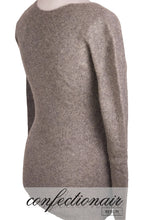 Laden Sie das Bild in den Galerie-Viewer, 100% Kaschmir Pullover Senza "Made in Italy" bündchenlos Damen Cashmere