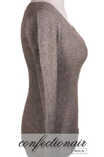 Laden Sie das Bild in den Galerie-Viewer, 100% Kaschmir Pullover Senza "Made in Italy" bündchenlos Damen Cashmere