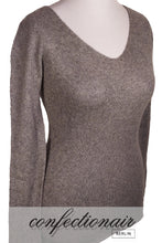 Laden Sie das Bild in den Galerie-Viewer, 100% Kaschmir Pullover Senza "Made in Italy" bündchenlos Damen Cashmere