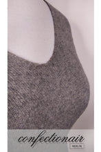 Laden Sie das Bild in den Galerie-Viewer, 100% Kaschmir Pullover Senza "Made in Italy" bündchenlos Damen Cashmere