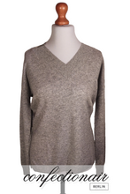 Laden Sie das Bild in den Galerie-Viewer, 100% Kaschmir Pullover Esteso "Made in Italy" Breit-Ripp Damen Cashmere