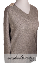 Laden Sie das Bild in den Galerie-Viewer, 100% Kaschmir Pullover Esteso "Made in Italy" Breit-Ripp Damen Cashmere