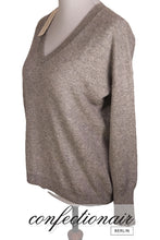 Laden Sie das Bild in den Galerie-Viewer, 100% Kaschmir Pullover Mediocre "Made in Italy" Medium-Ripp Damen Cashmere