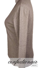 Laden Sie das Bild in den Galerie-Viewer, 100% Kaschmir Pullover Tallone "Made in Italy" V-Neck Zierkragen Damen Cashmere