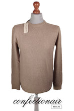 Laden Sie das Bild in den Galerie-Viewer, 100% Kaschmir Pullover Herren braun +Farben "Made in Italy" - Confectionair Berlin