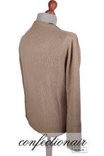 Laden Sie das Bild in den Galerie-Viewer, 100% Kaschmir Pullover Herren stahlblau +Farben "Made in Italy" Cashmere - Confectionair Berlin