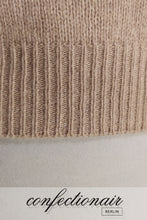 Laden Sie das Bild in den Galerie-Viewer, 100% Kaschmir Pullover Herren braun +Farben "Made in Italy" - Confectionair Berlin