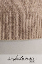 Laden Sie das Bild in den Galerie-Viewer, 100% Kaschmir Pullover Herren stahlblau +Farben "Made in Italy" Cashmere - Confectionair Berlin