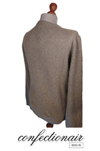 Laden Sie das Bild in den Galerie-Viewer, 100% Kaschmir Pullover Herren stahlblau +Farben "Made in Italy" Cashmere - Confectionair Berlin