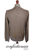 Laden Sie das Bild in den Galerie-Viewer, 100% Kaschmir Pullover Herren grau +Farben "Made in Italy" - Confectionair Berlin