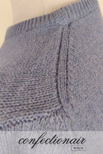 Laden Sie das Bild in den Galerie-Viewer, 100% Kaschmir Pullover Herren grau +Farben "Made in Italy" - Confectionair Berlin