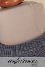 Laden Sie das Bild in den Galerie-Viewer, 100% Kaschmir Pullover Herren stahlblau +Farben "Made in Italy" Cashmere - Confectionair Berlin