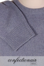 Laden Sie das Bild in den Galerie-Viewer, 100% Kaschmir Pullover Herren grau +Farben "Made in Italy" - Confectionair Berlin