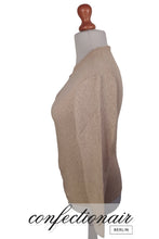 Laden Sie das Bild in den Galerie-Viewer, 100% Kaschmir Pullover Damen braun "Made in Italy" Cashmere - Confectionair Berlin