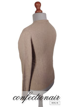 Laden Sie das Bild in den Galerie-Viewer, 100% Kaschmir Pullover Damen braun "Made in Italy" Cashmere - Confectionair Berlin