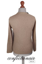 Laden Sie das Bild in den Galerie-Viewer, 100% Kaschmir Pullover Damen braun "Made in Italy" Cashmere - Confectionair Berlin