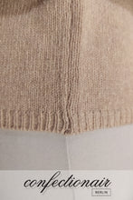 Laden Sie das Bild in den Galerie-Viewer, 100% Kaschmir Pullover Damen braun "Made in Italy" Cashmere - Confectionair Berlin