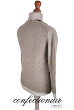 Laden Sie das Bild in den Galerie-Viewer, 100% Kaschmir Pullover Damen grau "Made in Italy" Cashmere - Confectionair Berlin