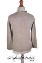 Laden Sie das Bild in den Galerie-Viewer, 100% Kaschmir Pullover Damen grau "Made in Italy" Cashmere - Confectionair Berlin