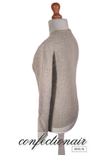Laden Sie das Bild in den Galerie-Viewer, 100% Kaschmir Pullover Damen grau "Made in Italy" Cashmere - Confectionair Berlin