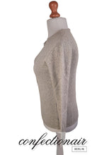 Laden Sie das Bild in den Galerie-Viewer, 100% Kaschmir Pullover Damen grau "Made in Italy" Cashmere - Confectionair Berlin