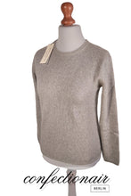 Laden Sie das Bild in den Galerie-Viewer, 100% Kaschmir Pullover Damen grau "Made in Italy" Cashmere - Confectionair Berlin