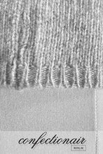 Laden Sie das Bild in den Galerie-Viewer, 100% Kaschmir Pullover Damen grau "Made in Italy" Cashmere - Confectionair Berlin