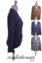 Laden Sie das Bild in den Galerie-Viewer, 100% Kaschmir Damen Cardigan Miora Cashmere Strickjacke