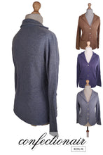 Laden Sie das Bild in den Galerie-Viewer, 100% Kaschmir Damen Cardigan Miora Cashmere Strickjacke