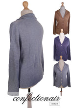 Laden Sie das Bild in den Galerie-Viewer, 100% Kaschmir Damen Cardigan Miora Cashmere Strickjacke