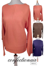 Laden Sie das Bild in den Galerie-Viewer, 100% Kaschmir Kuschel Damen Pullover Mahera Cashmere U-Boot