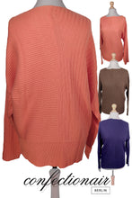 Laden Sie das Bild in den Galerie-Viewer, 100% Kaschmir Kuschel Damen Pullover Mahera Cashmere U-Boot