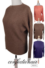Laden Sie das Bild in den Galerie-Viewer, 100% Kaschmir Kuschel Damen Pullover Mahera Cashmere U-Boot